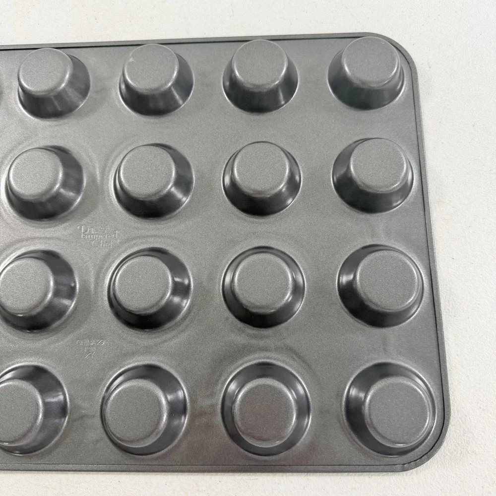 Pampered Chef Mini Muffin Cupcake‎ Tart Pan 24 Hole #1606 Non Stick